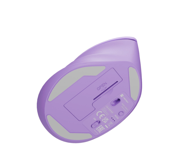 NATEC Mysz bezprzewodowa wertykalna Crake 2 Pure Lavender NMY-2258 - 1370629 - zdjęcie 6